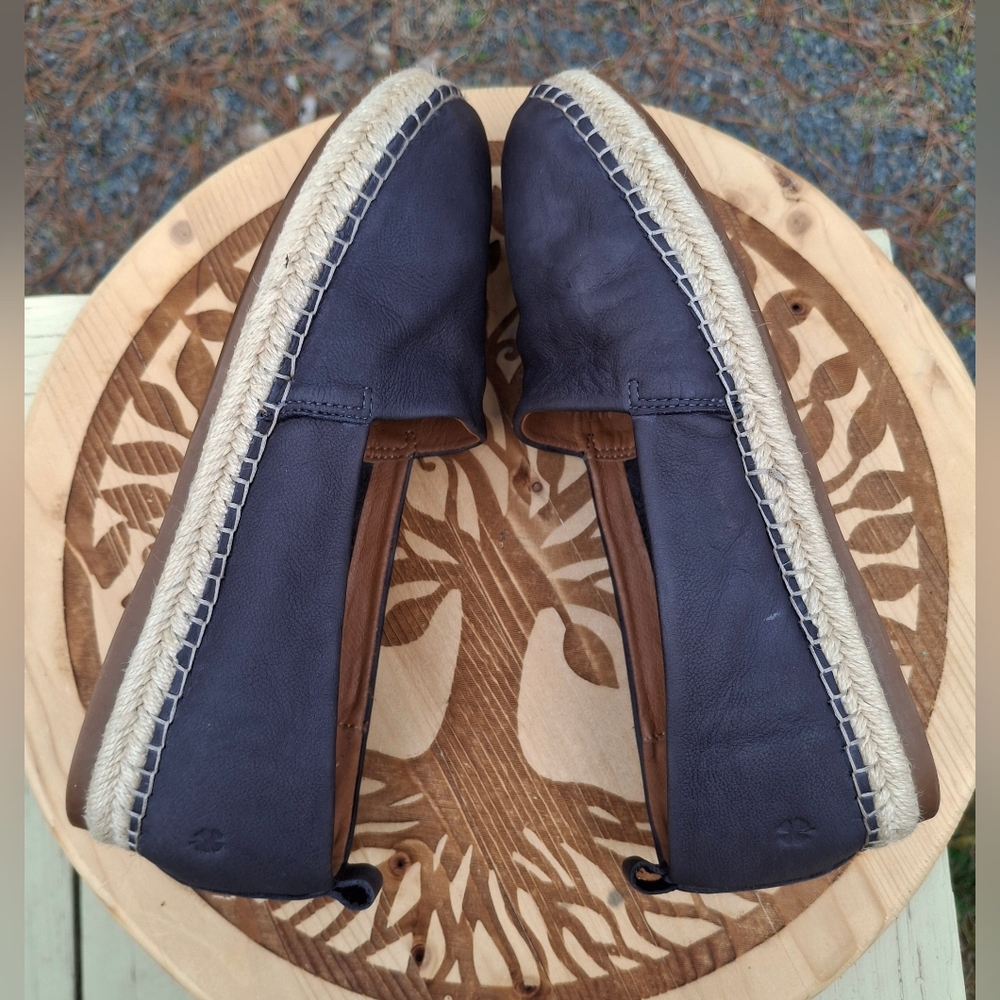 Lucky Brand Grey Nubuck Loretto Espadrille Loafers Size 9.5 - Picture 5 of 9